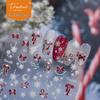 Наклейки для нейл-арта Tomoni Crystal Diamond Snowflake - Зимнее украшение DIY «Дробленый лед»