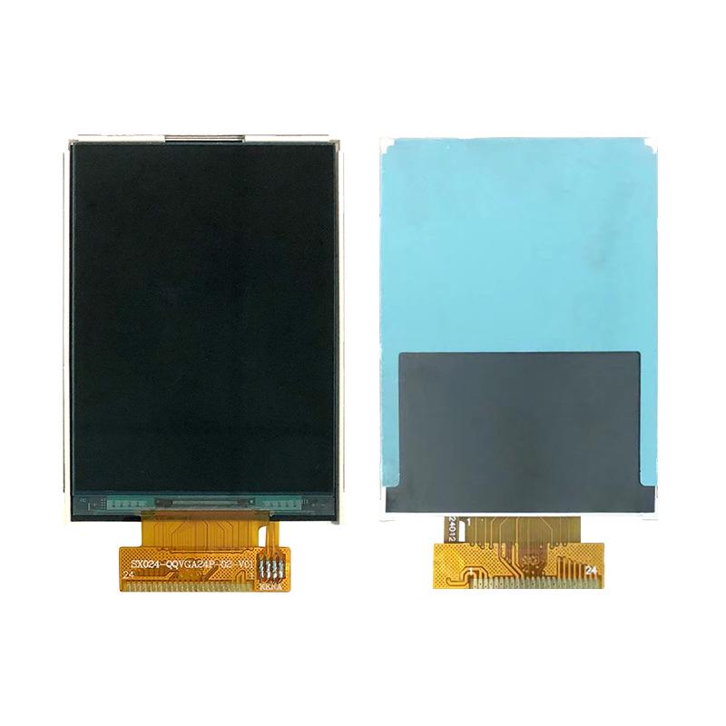 2.4" TFT LCD Display Screen, 24-pin, Strong Solder, Supports MCU8/SPI Interface