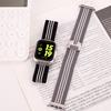Watch Band for Apple Watch Series 10 Ultra 9 8 7 SE 6 5 4 3 2 1 46mm 49mm 45mm 44mm 42mm 3-Stripe Parachute Buckle Nylon Strap