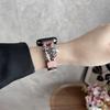 Slim Leather Strap For Apple Watch Band 44mm 40mm 41mm 49mm 42 45 Mm Wrist Women Bracelet iWatch Serie 9 8 7 6 5 4 3 SE Ultra 2