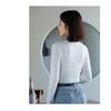 Long Sleeved Base Shirt for Women's Autumn and Winter Interior Wear