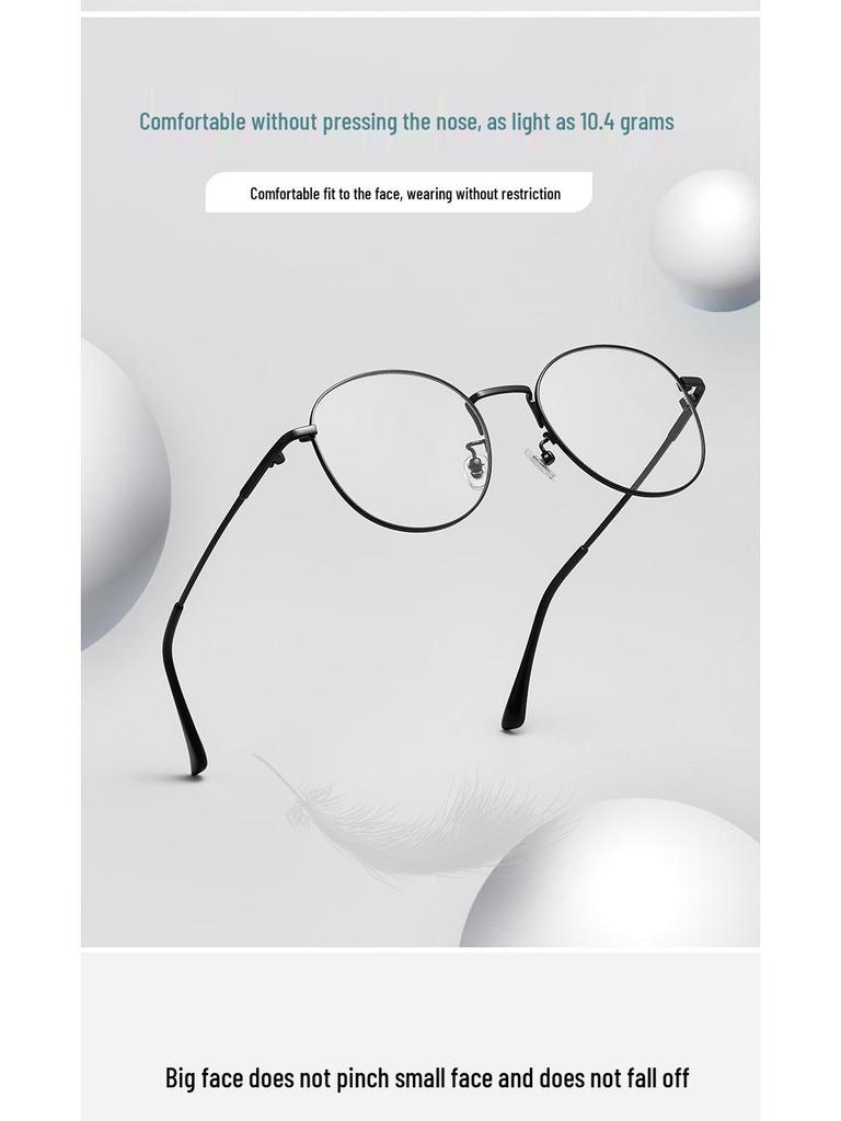 Женские ультралегкие ретро овальные металлические очки с полуободковой оправой и технологией защиты от синего света