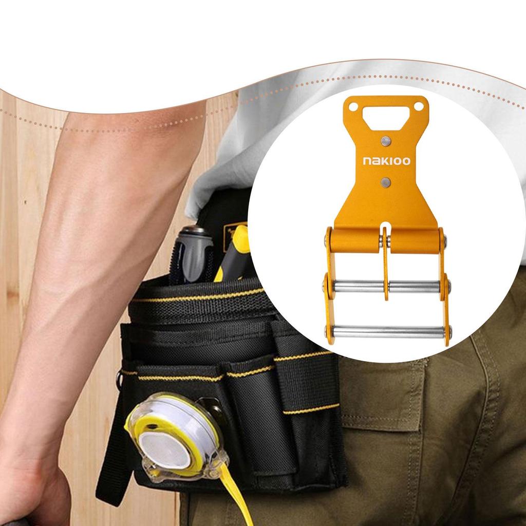 Quick Release Tool Belt Clip Buckle for Waistbag Accessory, Electricians, Universal Fit