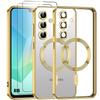 Protective Case - BOOLING - for Samsung Galaxy A16 4G/5G - Gold - Magnetic Ring - 2 Tempered Glasses