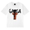 2025 New In Lady Gaga Orange Pose Graphic T Shirt Men Women Vintage Hip Hop Streetwear Unisex 100% Cotton Short Sleeve T-shirts