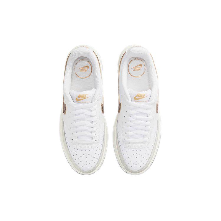 Nike Court Vision Alta Low White Light Bone Sail Archaeo Brown Женские DO2791-100
