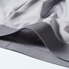 Men Boxer Underwear Mid-rise High Elasticity Tight Cut Shorts Briefs Solid Color Ice Silk Seamless Panties
