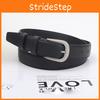Slim Womens Belt Black Minimalist Accessory Vintage Versatile Fashion 105cm