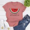 This Is Not A Watermelon T-Shirt Funny Watermelon Tshirts Women Short Sleeve Graphic T Shirts Peace and Love Tee Streetwear Tops