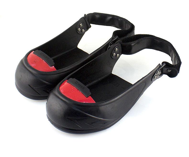 U-work Steel Toe Anti-Smash Slip-Resistant Safety Overshoes for Construction, Kitchen, and Hotel Use