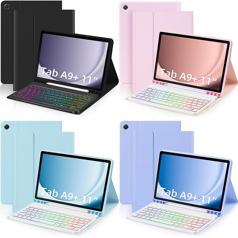 Чехол-клавиатура Bluetooth для планшета Samsung A9Plus10FE+ и испанская мышь-бар