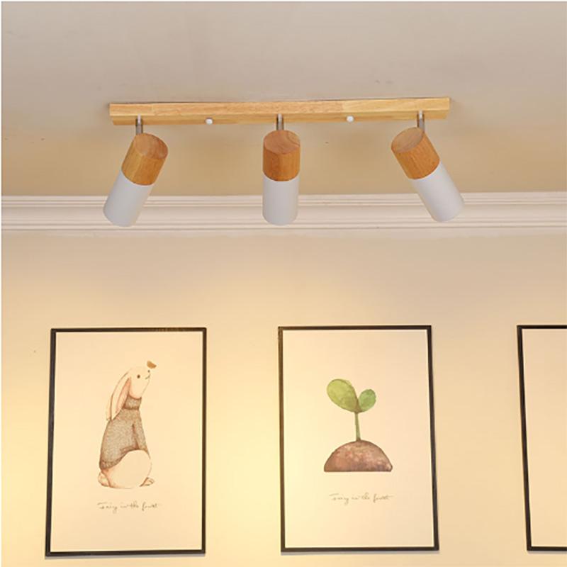 Современный светодиодный потолочный светильник, вращающийся на 1/3 головы, для гостиной, кабинета, спальни, столовой, внутреннего освещения