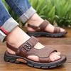 High-Quality Men's Sandals Summer Waterproof Anti-Slip Soft Bottom Wear-Resistant Beach Shoes Thick Bottom Luxury Slippers