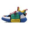 Li Ning Kids Wudao 2 Ace Fashion Week Trendy Mid-Top Basketball Shoes Kids Basketball Shoes Blue Green YKBN048-1