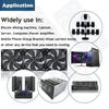 Server PC Cooling Fan 120mm 3000RPM with Controller, 12V/220V Dual Voltage for BTC Mining Workstation Chassis Radiator