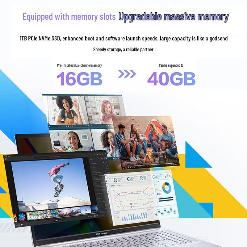 Asus Ноутбук Vivobook 16 с процессором Core i9 (Китайская версия)