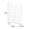 Yamazaki Slipper Rack, 10 Pairs, White, Approx. W43 x D18 x H74cm, Large Capacity, Slim, Product Number 2693