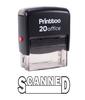 Printtoo Office Stationary Custom Stamp SCANNED Self Inking Rubber