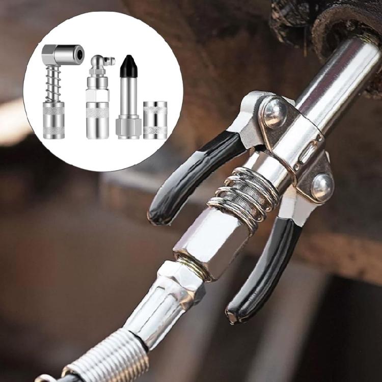 Multipurpose Lubrication Accessory Kit 90° Needle Nozzle, Dispenser, Injection Needle for Maintenance Machine Upkeeping