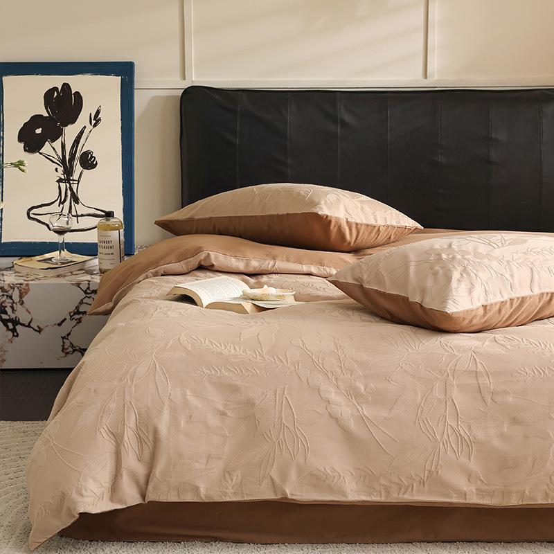 Комплект из четырех предметов из 100% высококачественного чистого хлопка, хлопковый жаккардовый комплект одеяла класса А для матери и ребенка, комплект постельного белья класса люкс