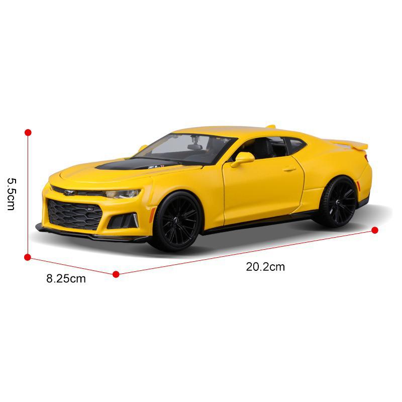 Maisto 1:24 Chevrolet Camaro ZL1 Alloy Alloy Sports Car Diecast Metal Scale Car Model Static Collection Childrens Toy Car Gifts