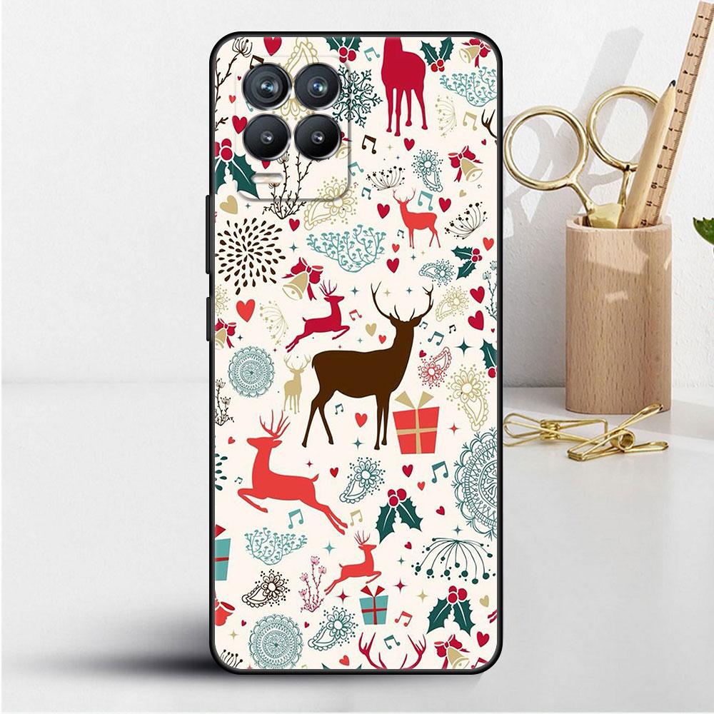 Чехол для Realme 8 C21y GT Neo 2 3 8i C21 7 C11 6 C12 C35 C3 GT 9 Pro C12 Master Funda Phone Cover Snow Merry Christmas