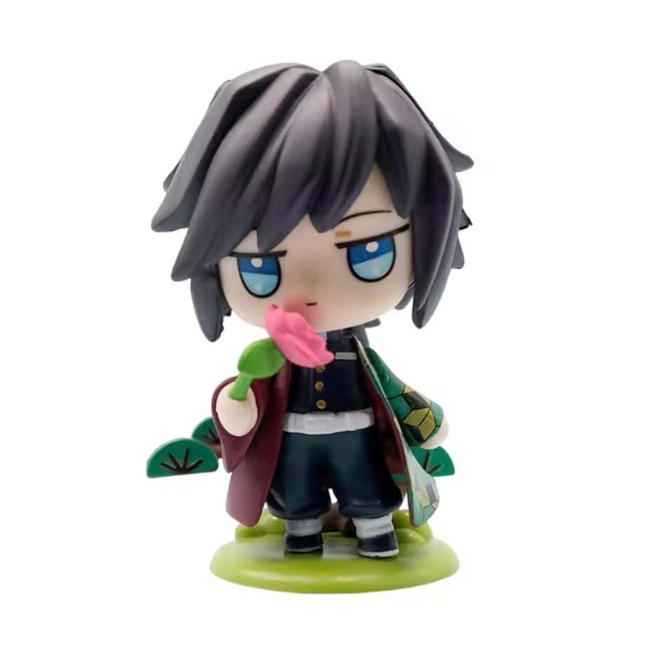 Продано 1-12 шт. Аниме Клинок, рассекающий демонов Модель Танджиро Камадо Незуко мультяшная фигурка ПВХ модель украшение детский Рождество Хэллоуин подарок