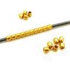 Cicogna Metal Pipe Parts, Gunpla Power Pipe Set, 3mm, 4mm, 5mm Diameter, 63-Piece Set, for Plastic Models, Robots, and Detailing (Gold)