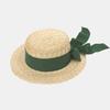 Lcate Women's Raffia Hat Ribbon Straw Summer Vacation Resort Hat LMJ128