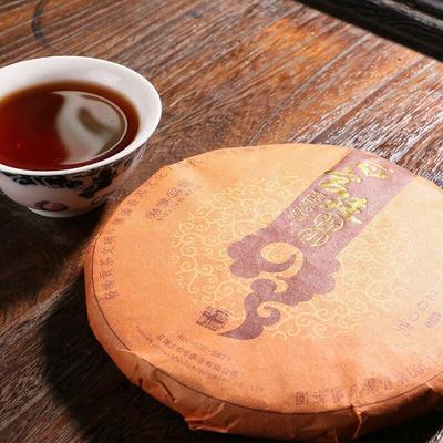 Yunnan Pu'er Tea Palace Чайный торт Пуэр Чай Пуэр Спелый чайный дворец 200г