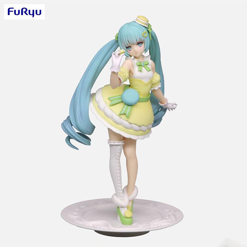 В наличии FuRyu SEGA TAiTO Хацунэ Мику Серия ПВХ Кукла Хацунэ Мику 14-18 см Аниме Фигурки Действия Масштабная Модель Коллекция Игрушки Наборы