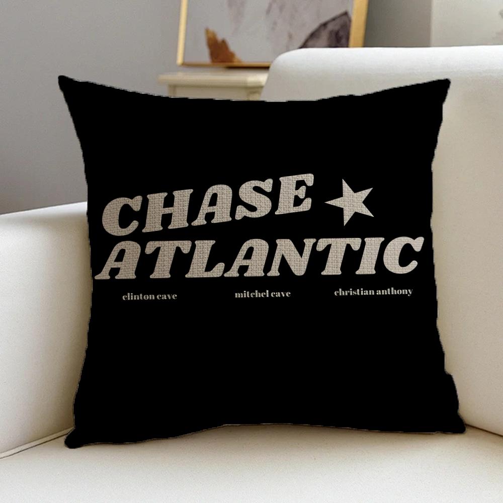 1S-Chase Atlantics Наволочка Наволочка для подушки, Противопылевой невидимый замок, Льняная подушка для дивана