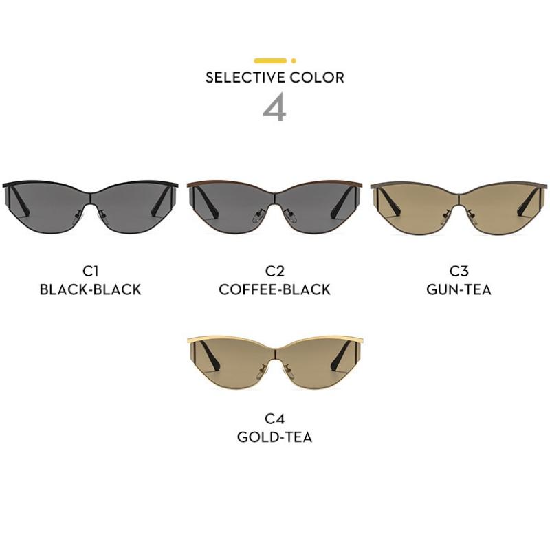 Женские солнцезащитные очки, мужские и женские модные цельнометаллические солнцезащитные очки