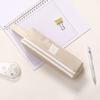 Portable Canvas Pencil Case with Handle Large Capacity Stationery Bag Student Pencil Organizer for Pens Markers Rulers Back-to-School Gifts