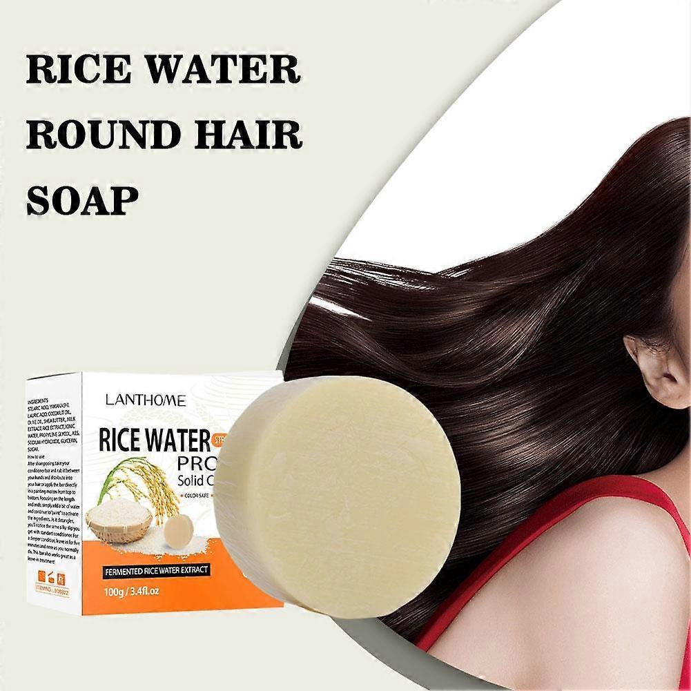 Rice Water Round Hair Care Soap 100g
