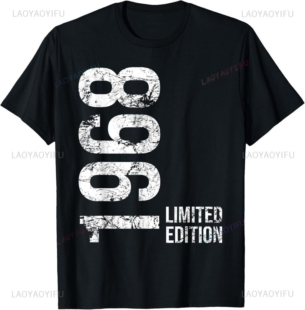 57th Birthday 57 Years Old Man Woman Vintage 1968 T-Shirt Funny Shirt Custom T-Shirt Unisex Summer Streetwear Tops Camisas