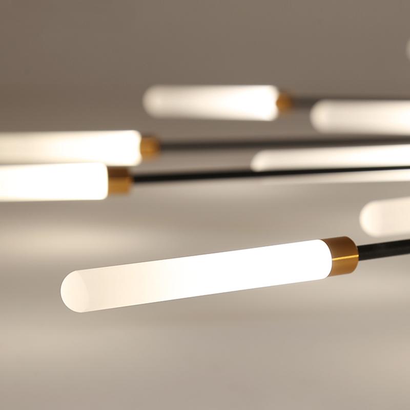 Современные люстры для гостиной, спальни, кухни, холла, освещения, украшения, внутренние лампы, теплые, фойе, кабинет, дом, новый блеск