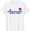 Amity 1975 Sunset - Sailboat Sunrise Summer Ocean Vacation T-Shirt