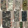 Чехол US ARMY Digital Camouflage для iPhone 16 15 14 13 12 11 Pro Max XS XR X Plus 12 13 Mini Бампер Задняя крышка