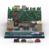 Набор строительных блоков MOC-63362 Архитектурная модель панорамы Питтсбурга Дорожные памятные украшения