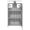 Bathroom Mirror Cabinet Grey Sonoma 30 x 10.5 x 50 cm