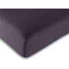 Fitted Sheet All Sizes 100% Cotton/57 Threads/cm² - Plum - 90 X 190 Cm