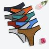 Женское нижнее белье стринги из чистого хлопка, новинка весна-лето, дышащие, с двойным слоем, с низкой посадкой