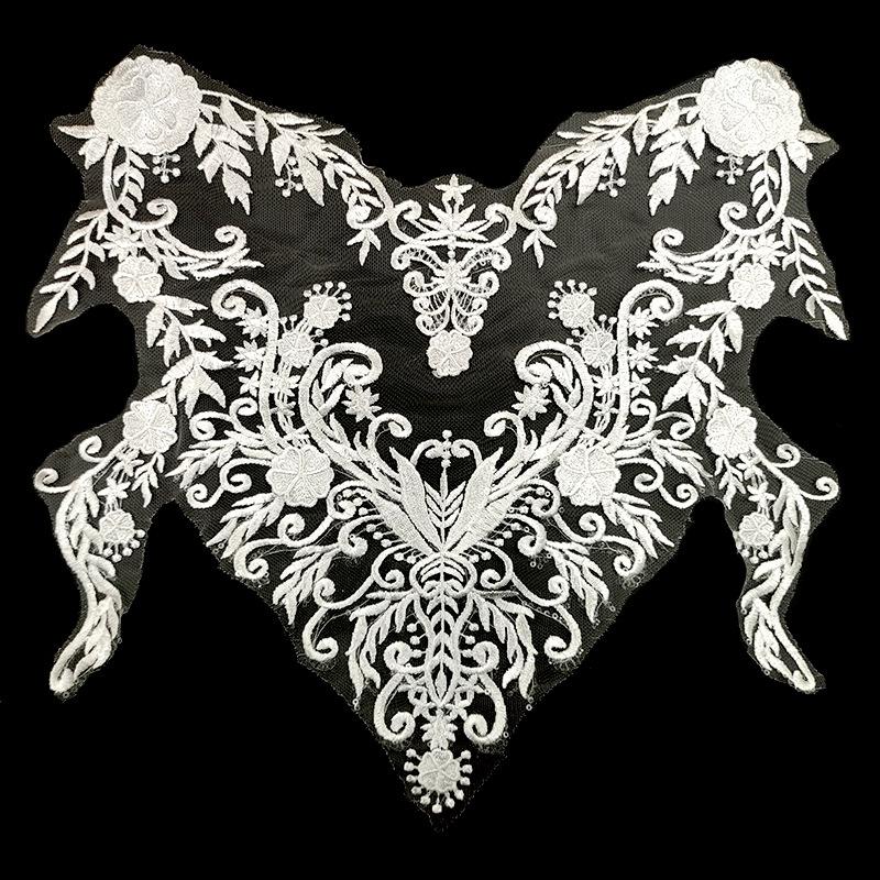 1 шт., нашивка из французского кружева, свадебный ремонт своими руками, 42*41 см