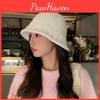 Simple Water Bucket Hat For Women With Warm Knit Material For Autumn And Winter
