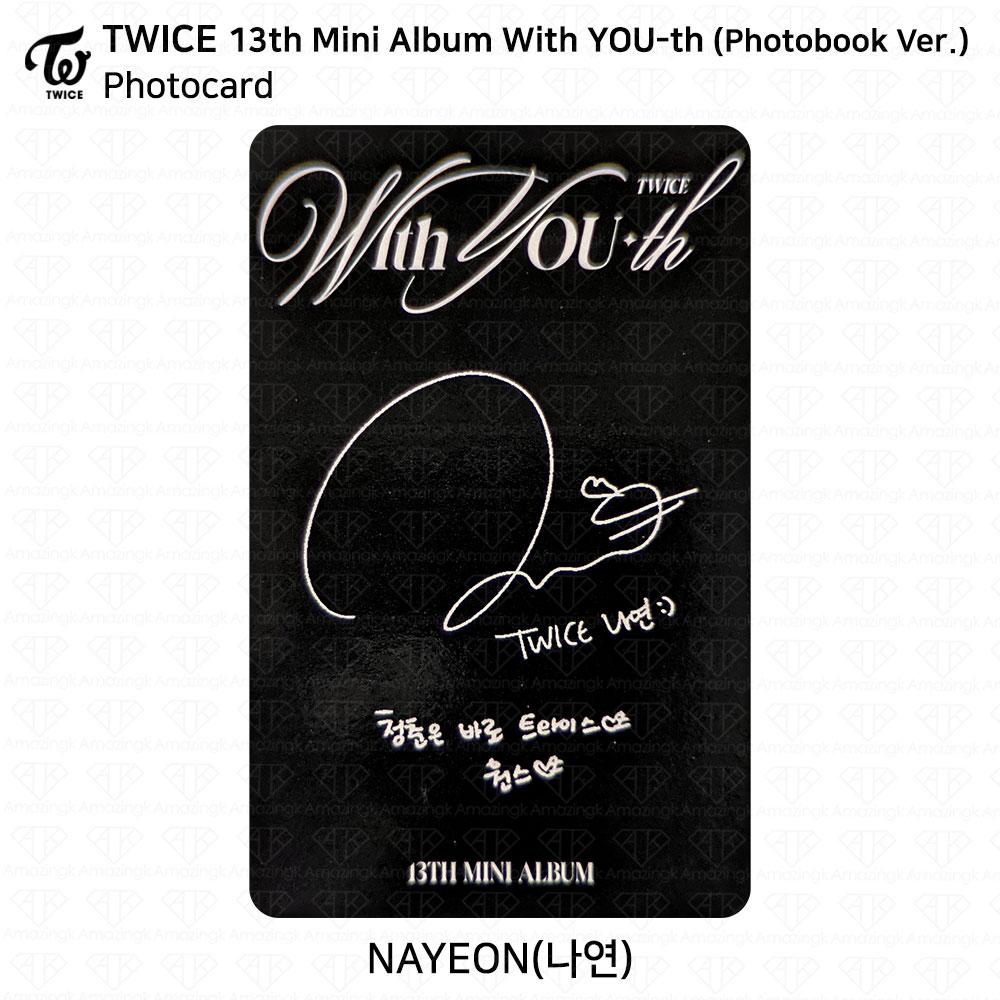 Twice 13-й мини-альбом с молодежной фотокарточкой YOU-th, постером, пленкой, стикером Nayeon KPOP K-POP