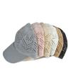 Retro Mesh Hat Casual Sun Hat Fashion Knitted Baseball Cap  Unisex