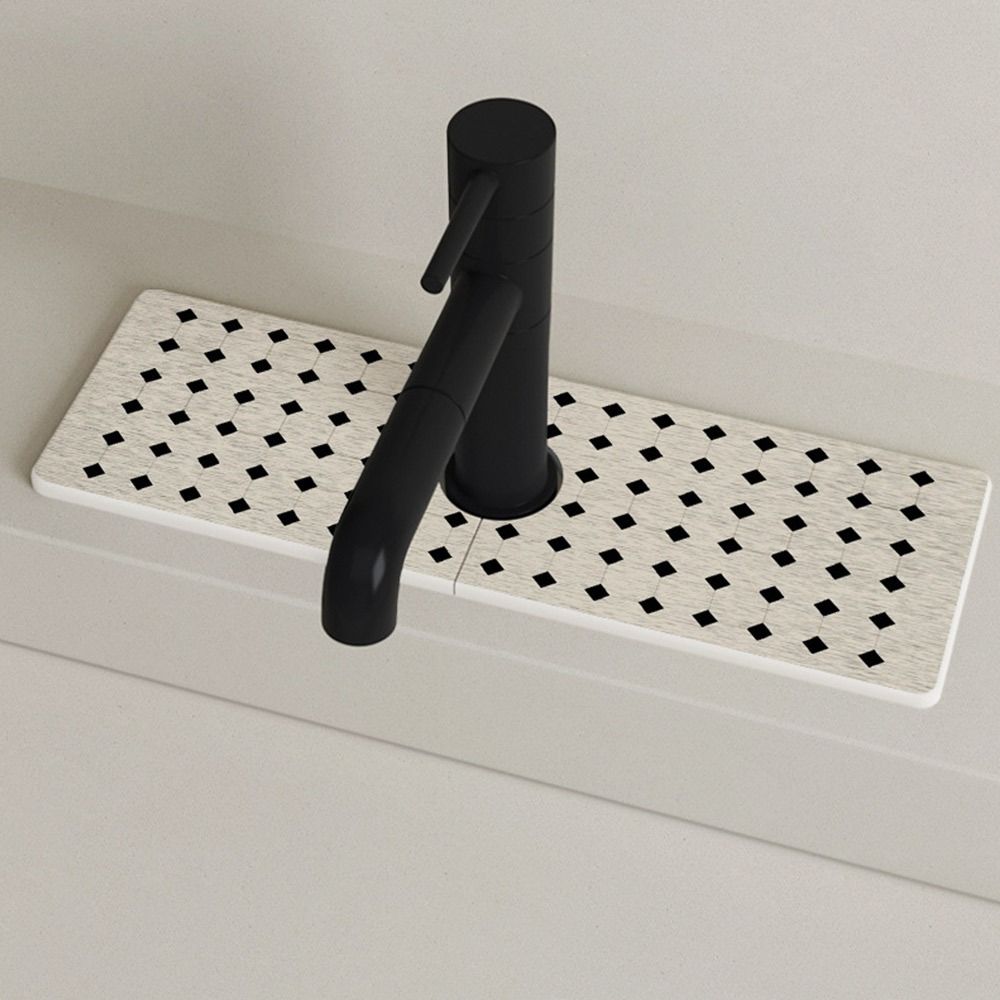 Diatom Mud Faucet Absorbent Mat Countertop Protector Diatom Mud Pad Faucet Absorbent Pad Kitchen
