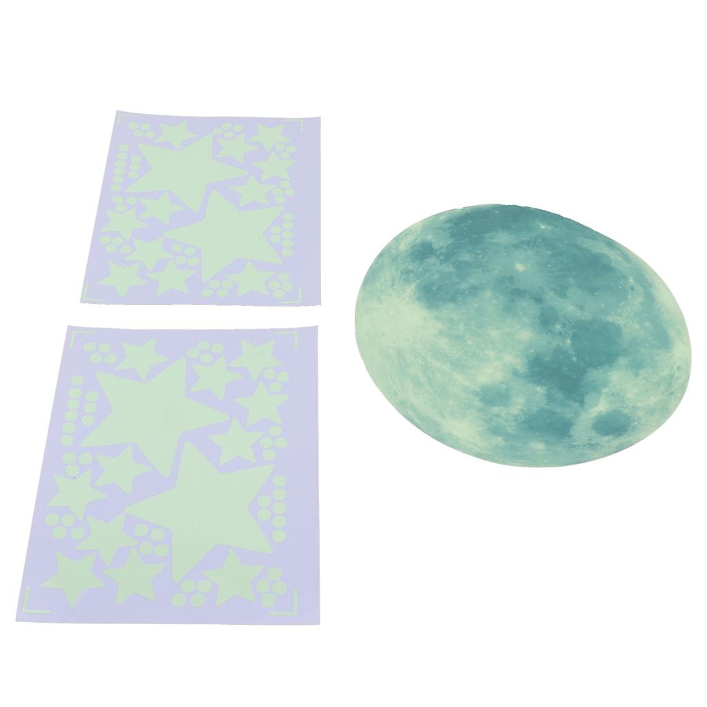 Planet Star Wall Stickers Luminous Wall Decals for Kids Room Baby Nursery Home Decoration