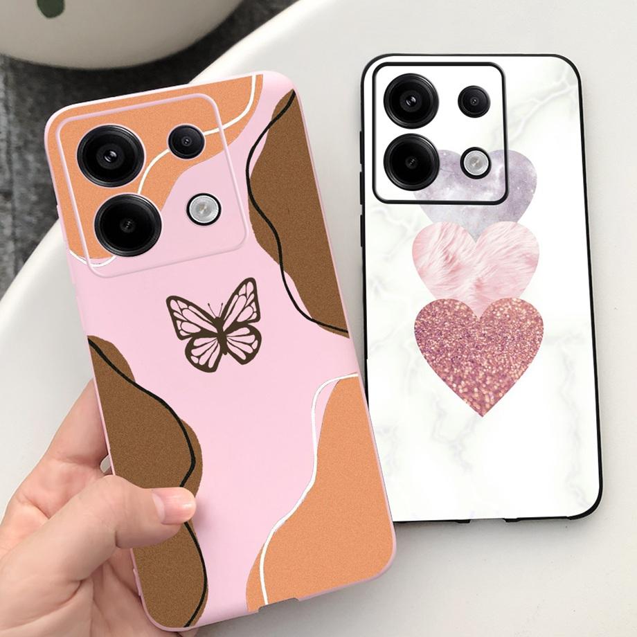 Чехол для Xiaomi Poco X6 Чехол для Xiaomi Poco X6 Pro Poco M6 Pro 5G Чехлы из ТПУ Ударопрочный Мягкий Жидкий Силикон Чехол для Телефона PocoX6 Capa